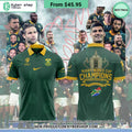 South Africa Rugby World Cup Champions Springboks Polo Shirt