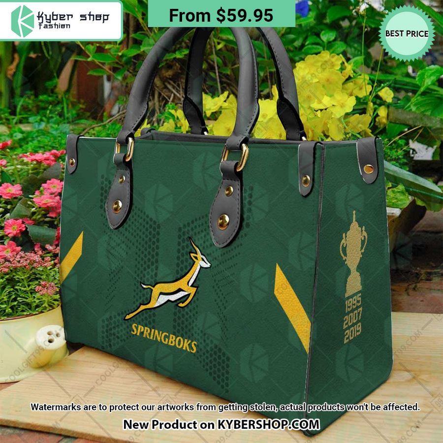 South Africa Springboks Ladies Leather Handbag