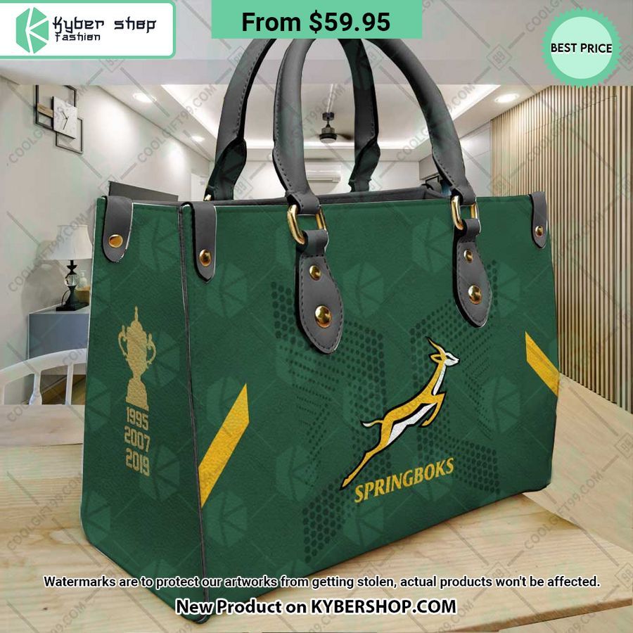 South Africa Springboks Ladies Leather Handbag