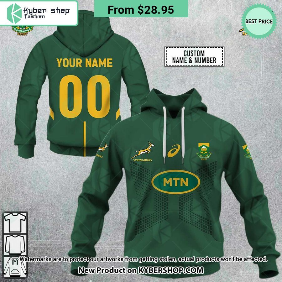South African Springboks CUSTOM Hoodie