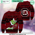 South Carolina Gamecocks Grinch Christmas Sweater
