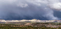 Southern Utah Spring Storm Panorama Print