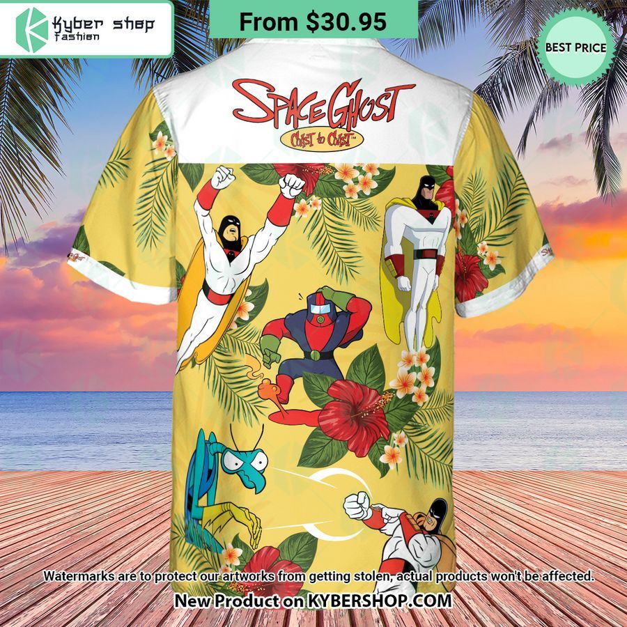 Space Ghost Coast to Coast Characters Hawaiian Shirt