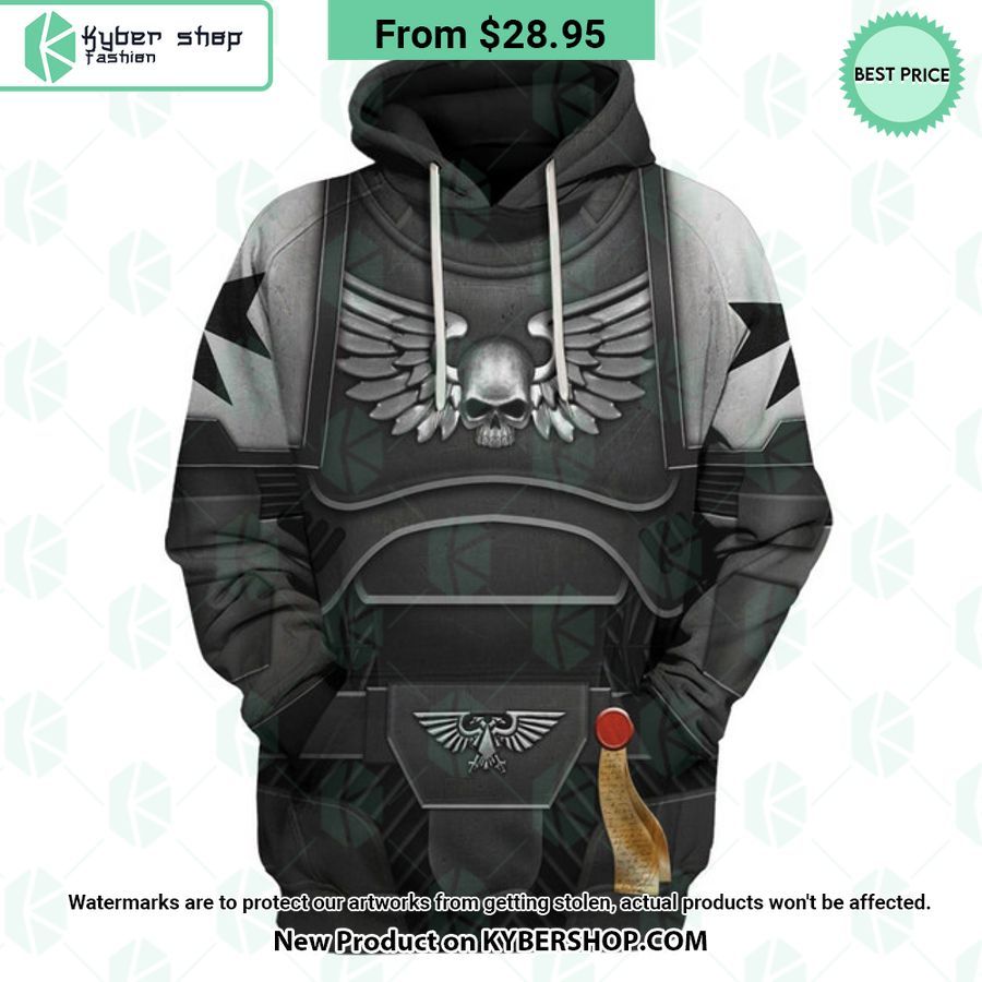 Space Marines Black Templars Costume Warhammer 40K Hoodie