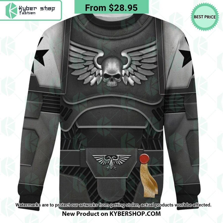 Space Marines Black Templars Costume Warhammer 40K Hoodie