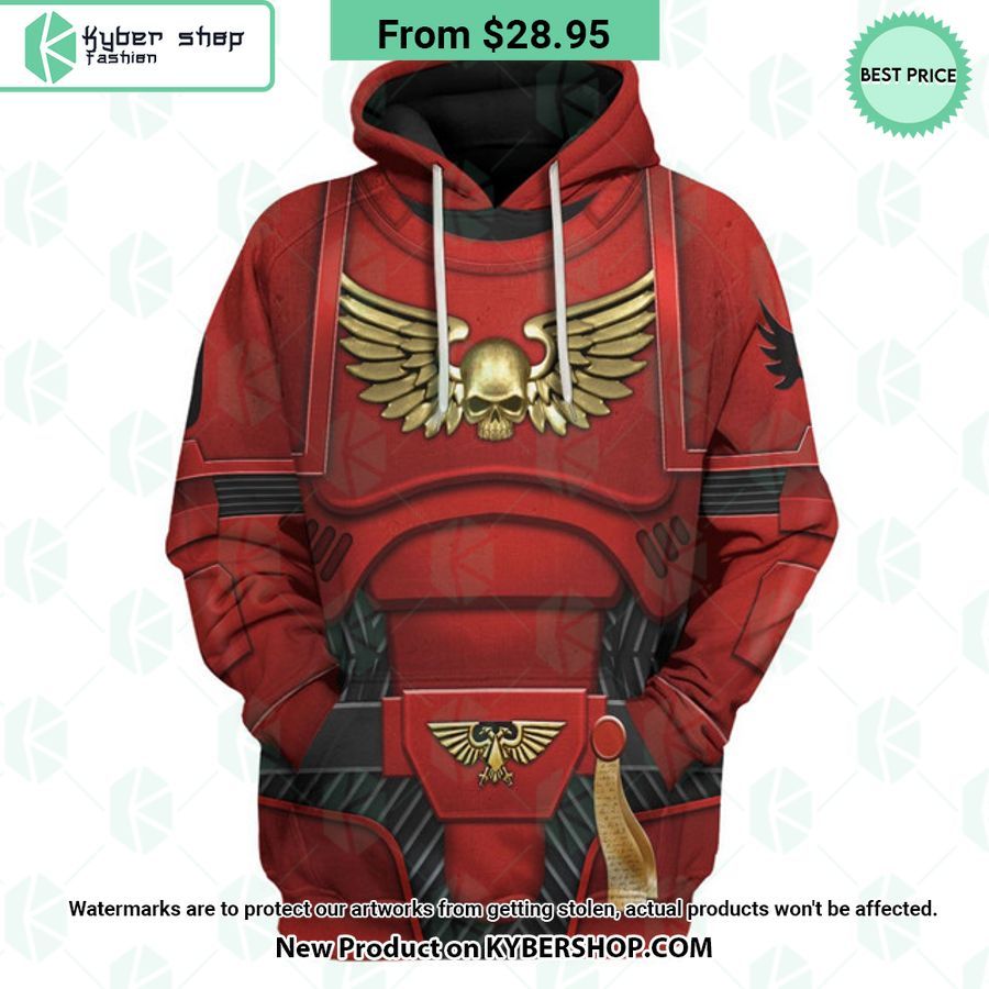Space Marines Blood Angels Costume Warhammer 40K Hoodie