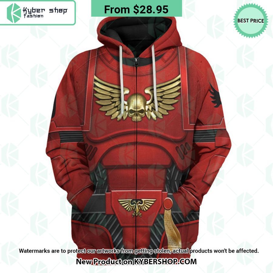 Space Marines Blood Angels Costume Warhammer 40K Hoodie