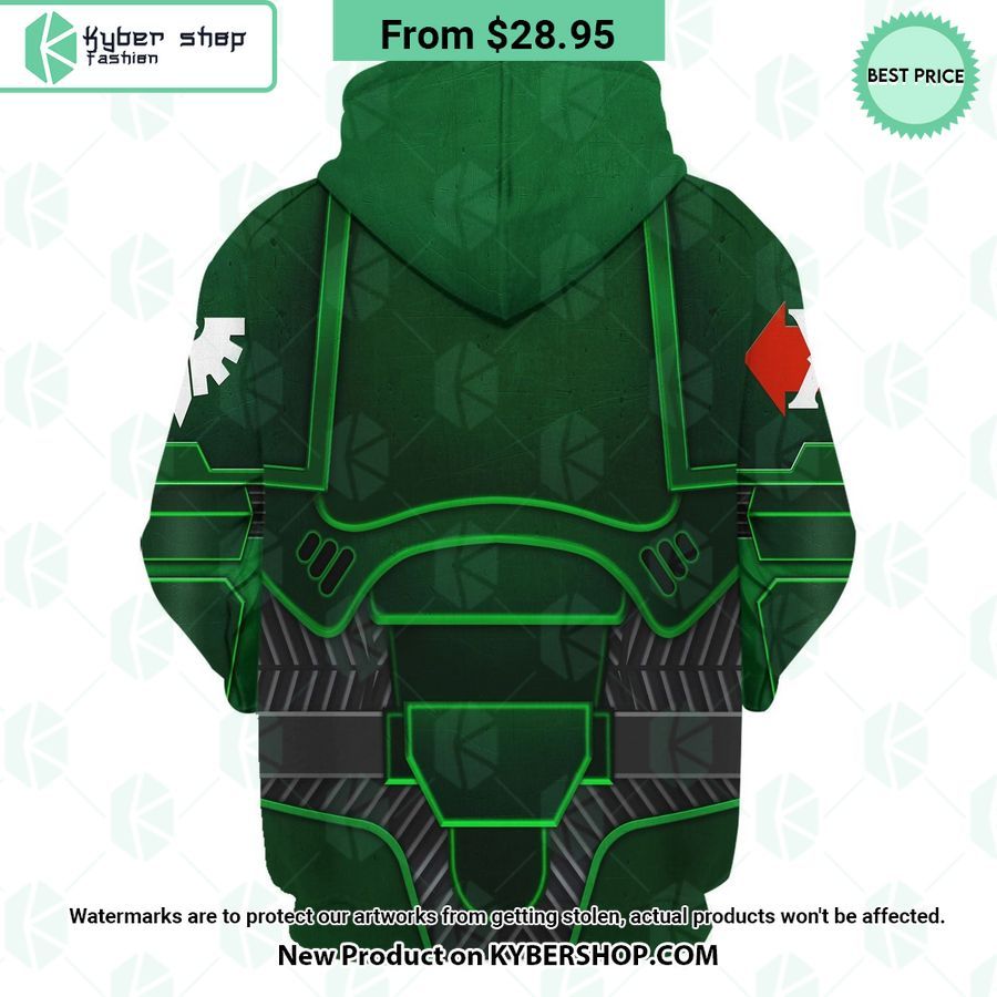 Space Marines Dark Angels Costume Warhammer 40K Hoodie