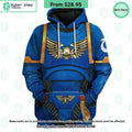 Space Marines Ultramarines Costume Warhammer 40K Hoodie