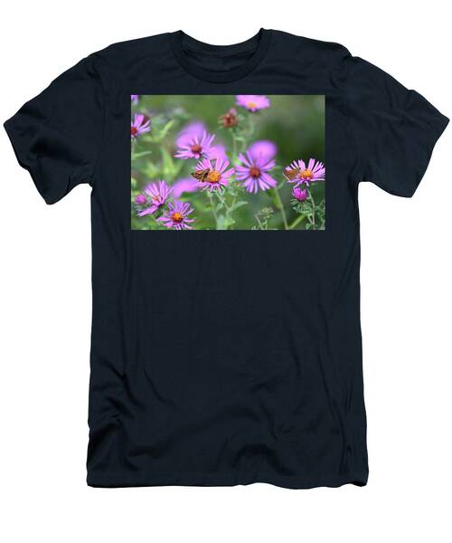 Spring Moths On Purple Aster At Orlando Wetlands Florida T-Shirt