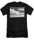 Spring Rain Over The Hills In Albuquerque New Mexico In Black And White T-Shirt