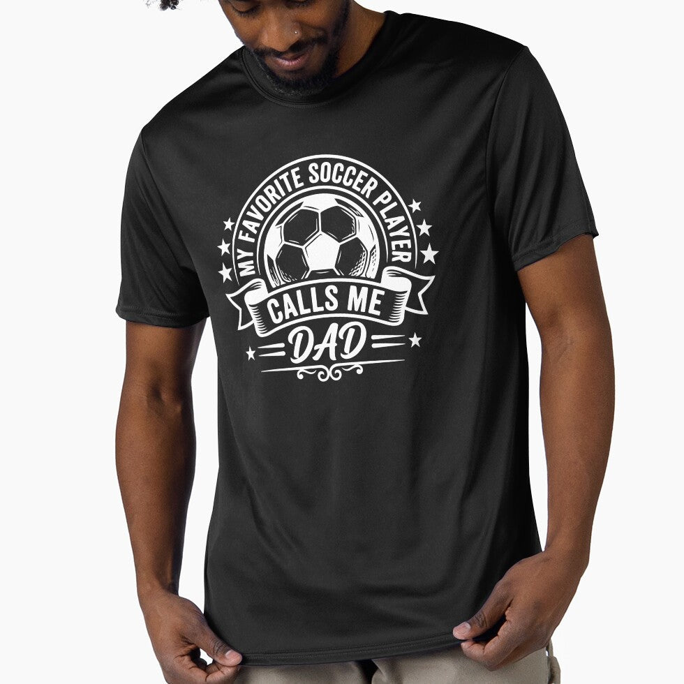 Copy of My Favorite Soccer Player Calls Me Dad Funny Father's Day Sports by raedattia