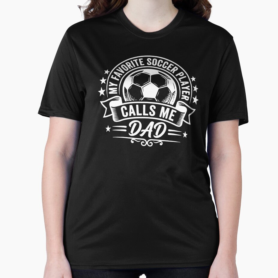 Copy of My Favorite Soccer Player Calls Me Dad Funny Father's Day Sports by raedattia