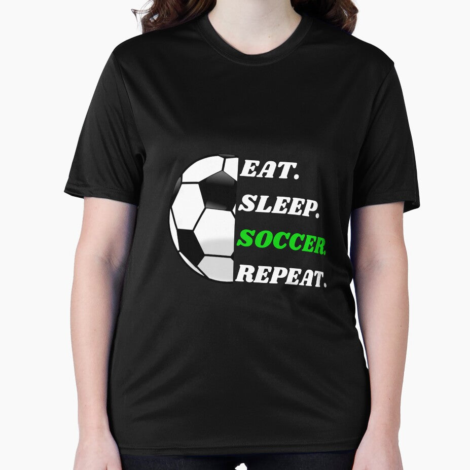 eat sleep soccer repeat by Mustaph-Shop