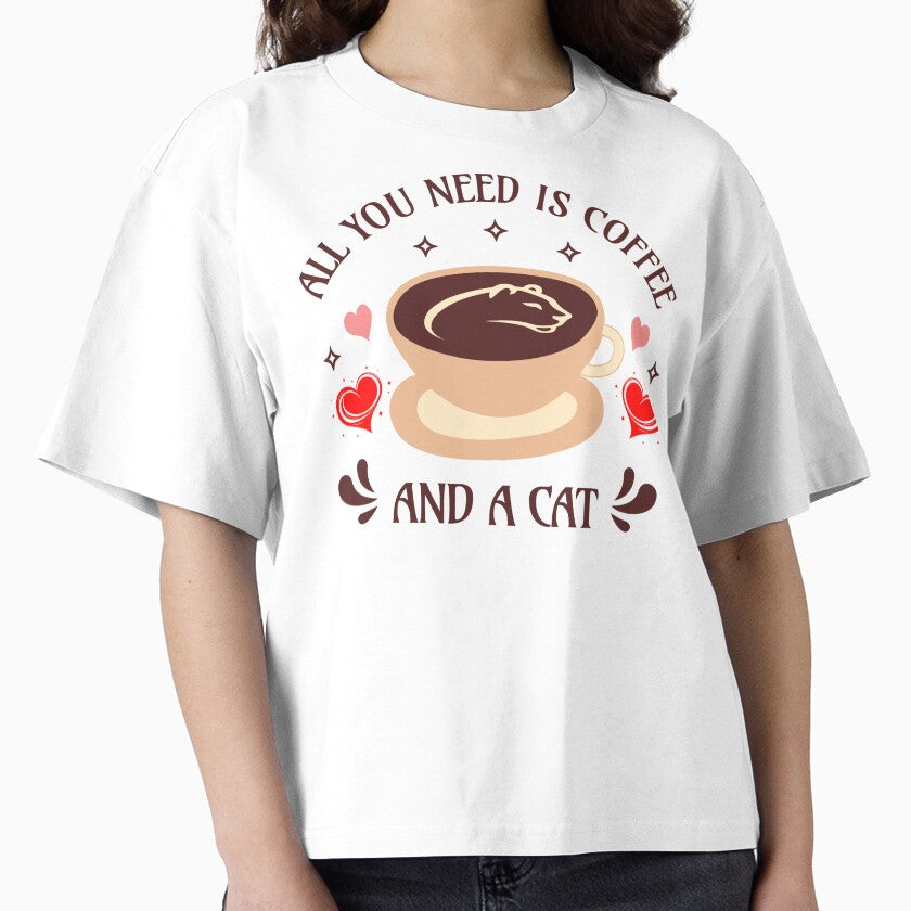 All You Need is Coffee and a Cat Funny Cat by Sachie's Studio