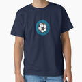 soccer ball vector art  football simple blue BG shade by Panda  Art