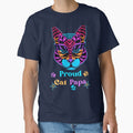 Proud Cat Papa Illustrated Digital Design by mangaworldart