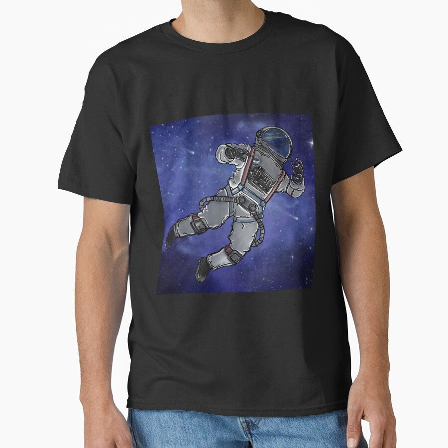 Floating Astronaut in the starry Cosmic Space by madworld123