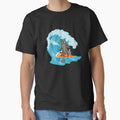 surfing pizza cat by Purrs & Snuggles Designs