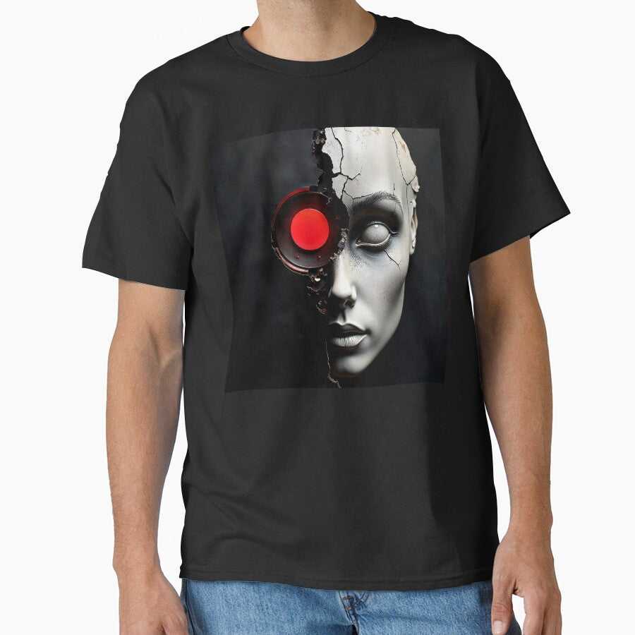 Synthetic Gaze – Broken Android Portrait by Huskyyy Designs