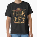 Black Puck Off Funny Hockey Pun funny by Youpiworld