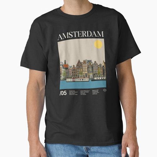 Amsterdam Minimalist Aesthetic Dark Colour by moyjoystudio