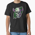 Cyberpunk Hacker Skull Binary Matrix Code Sticker by Neo Tokio