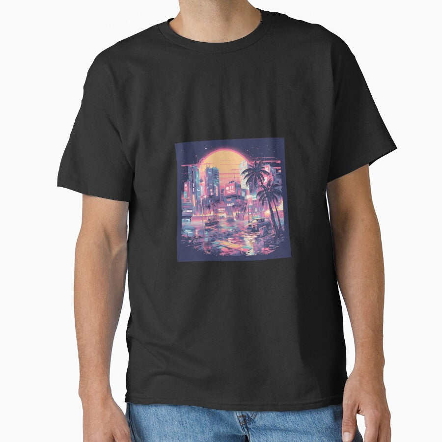 Lonely Cyberpunk city view by SMARTKIT  DESIGNAGENCY