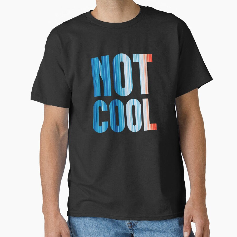 Climate Change Stripes - Not Cool by Frank J. Art