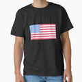 USA Soccer Flag — American Flag Soccer Ball Stars Pattern | Soccer Fan Gift, Patriotic Football Tee by ArtofDari