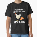 Funny Chicken Farmer Humor Feathers, Beaks, And Eggs My Life by fantasticdesign
