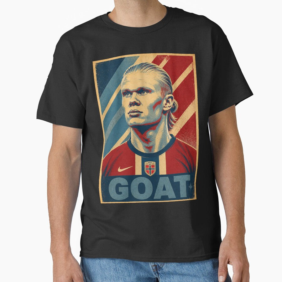 Erling Haaland - G.O.A.T Typography Norway by DonetTrent