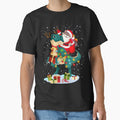 Cat Riding A Dinosaur For Christmas Tee Who Wants Xmas Gifts by singh130