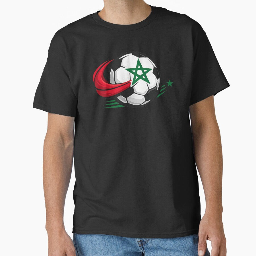Morocco Soccer Fan Gift by Corvoria