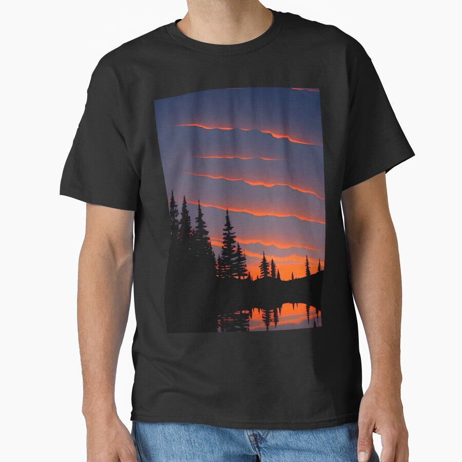 Enhance Your Home with Our Beautiful Collection of Minimalist Landscape Sunrise View Prints by supeart