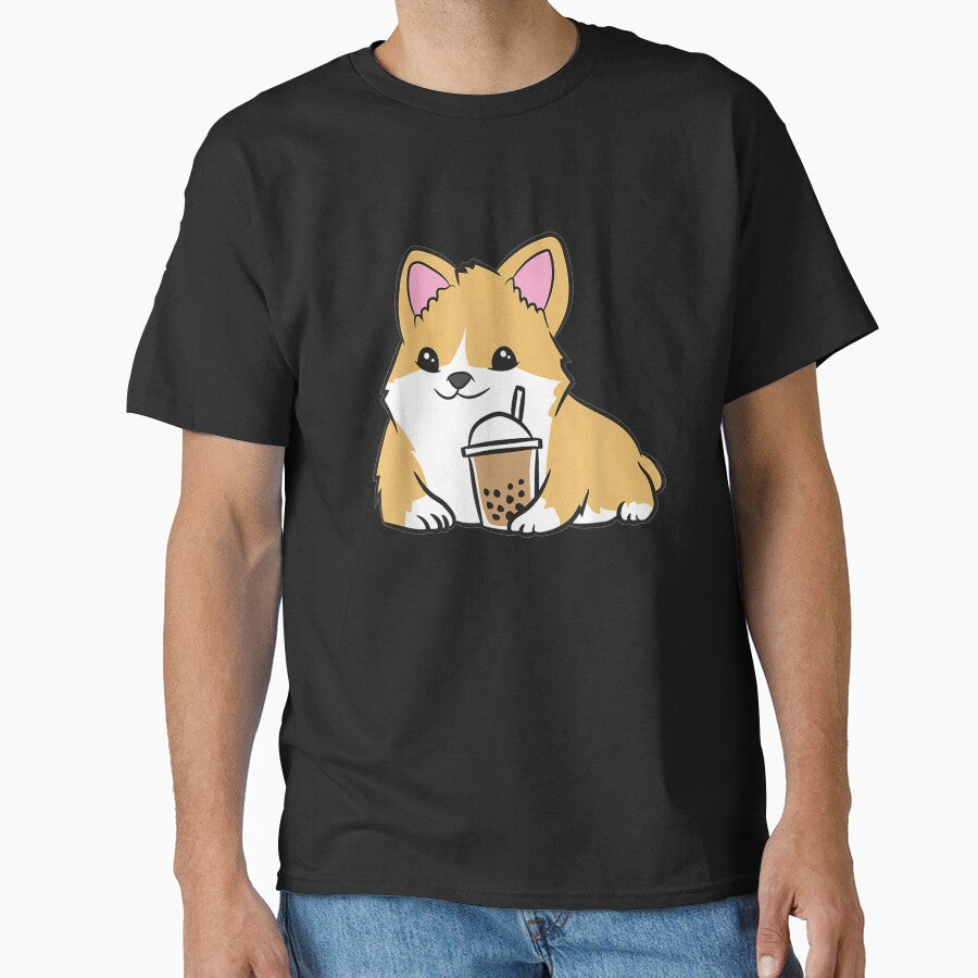 Corgi Bubble Tea Welsh Corgi Pearl Milk Tea by tolivia