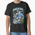 Argentina Soccer Skeleton Retro Collage by OceanBandwear