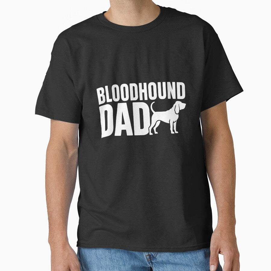 Bloodhound Dad by theartfulaspie