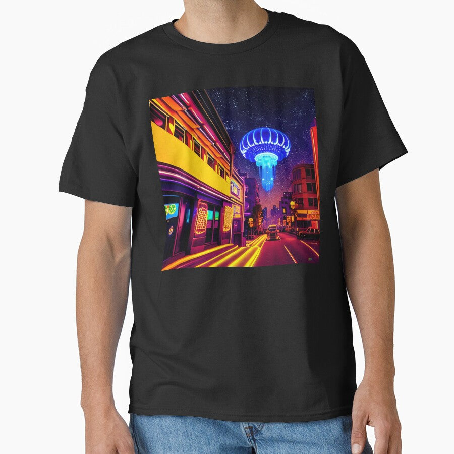 UFO Retro SciFi Dreamscapes 74 - Psychedelic Alien by AI Crypto Warlord
