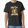 My Cat Thinks I’m Awesome – Cute Funny Cat Lover Design by blankTeeShirt