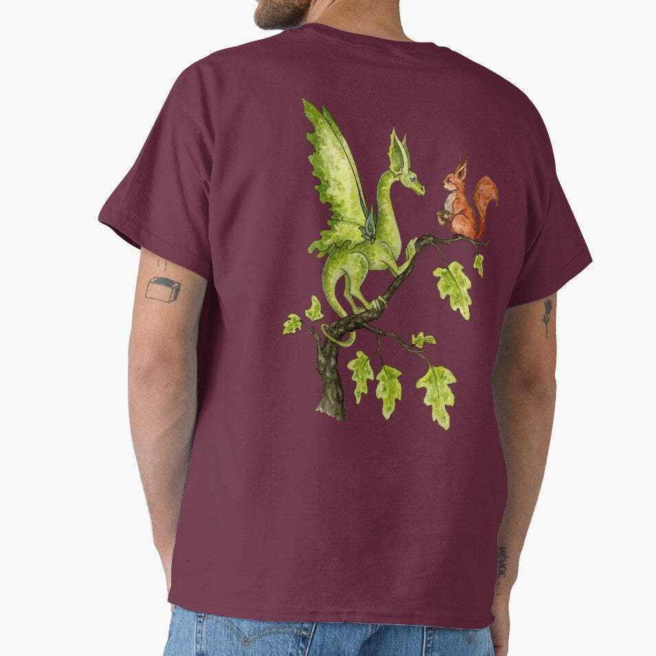 Oak Tree Encounter by AmyBrownArt