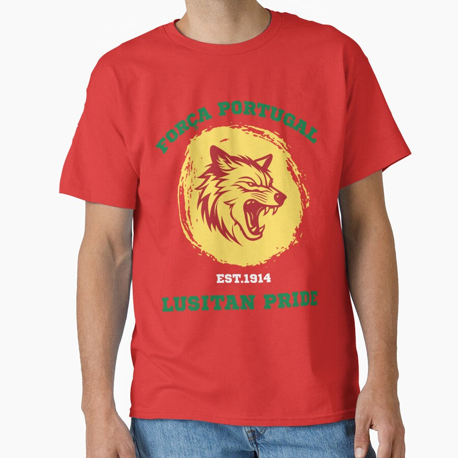 Forca Portugal Wolf Football Fan Graphic by WildTrace