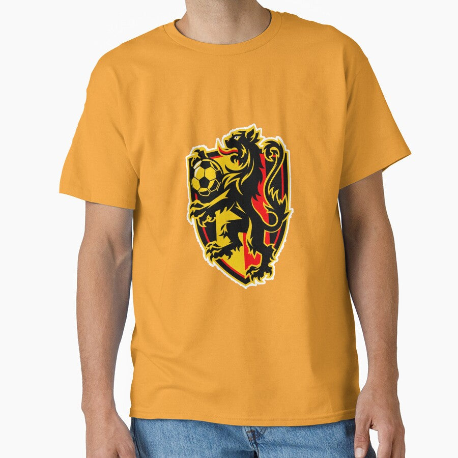 Belgian Lion Football Supporters Crest by JaaGo PopLab