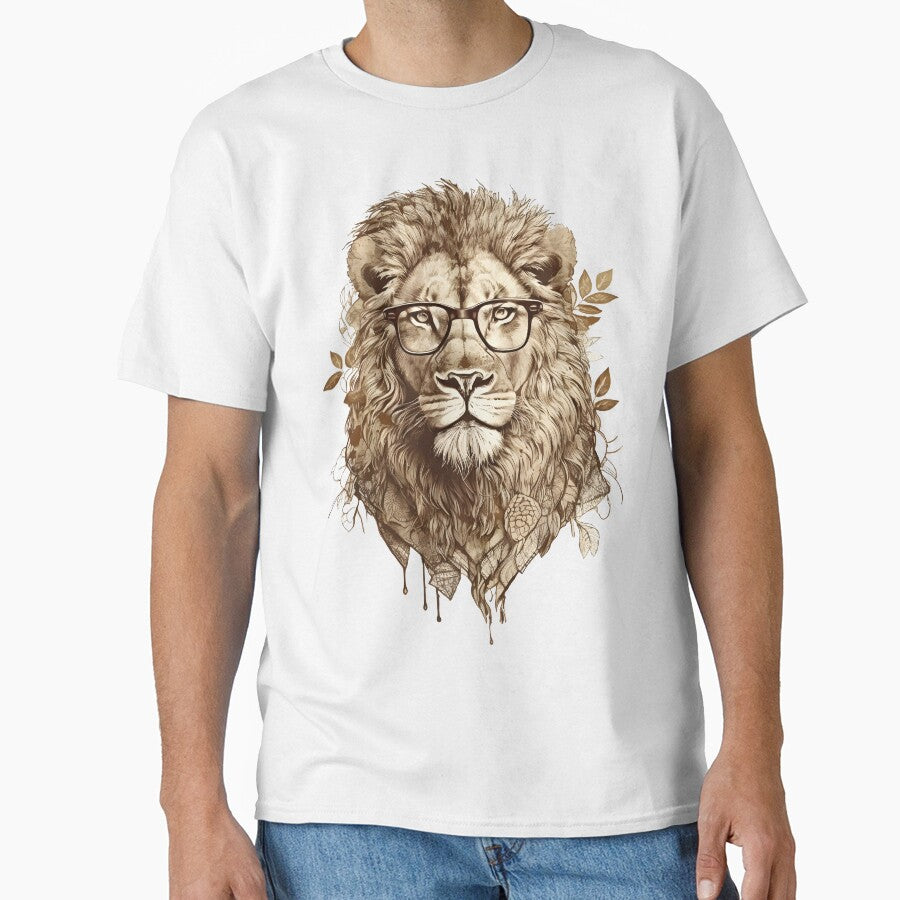 Lion with glasses by GGZebra