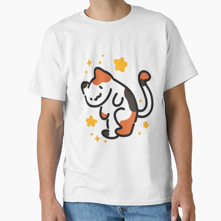 Calico Cat in the Sea of Stars by Fefeii