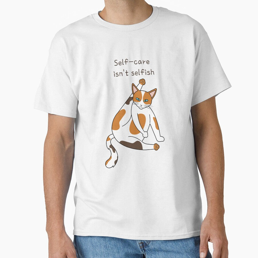 Copy of Self care isn't selfish funny cat by SoulfulT