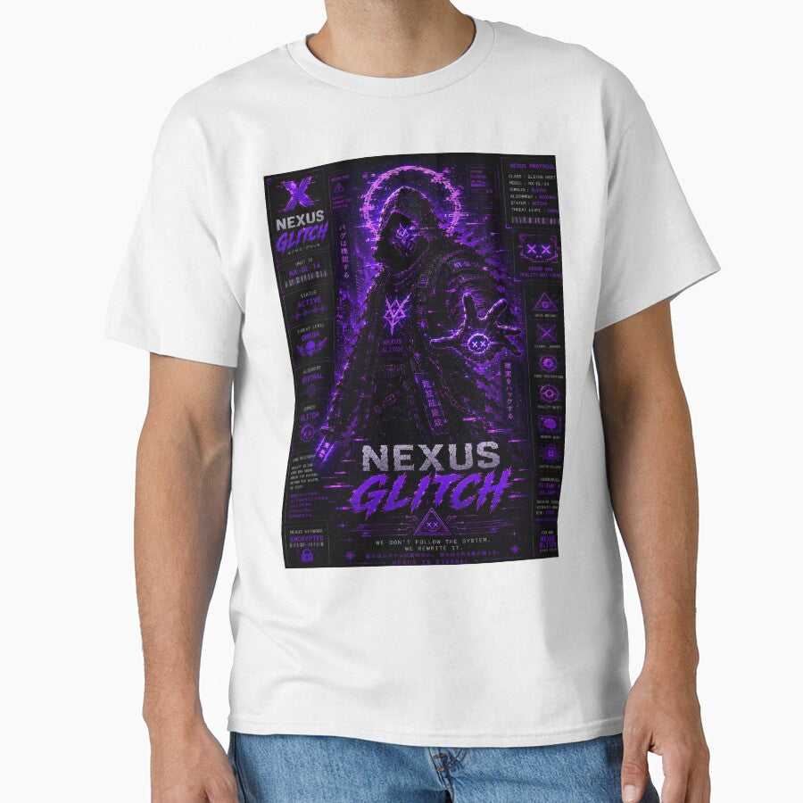 Nexus Glitch (Series 9) - Cyberpunk Interstellar System Overlord Art by RiteshCenter