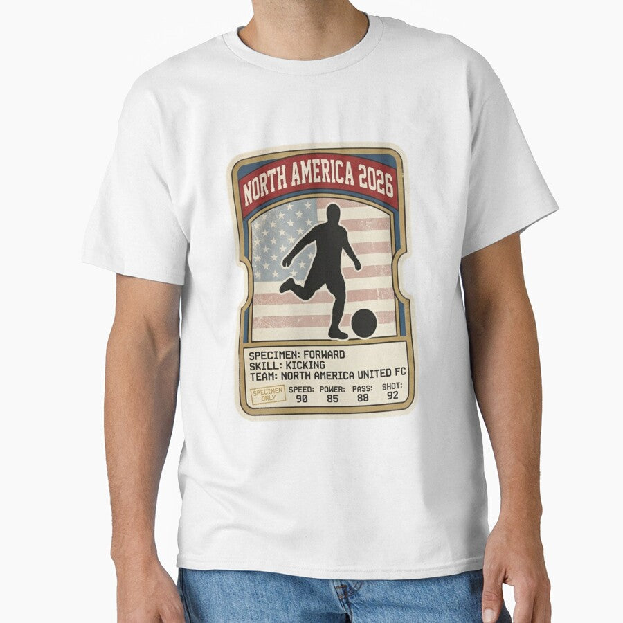 North America 2026 Vintage Football Player Card by Silent-Words