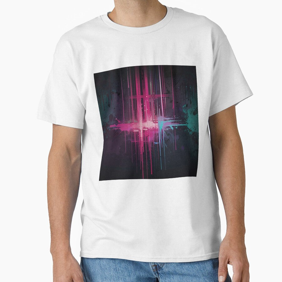 Bold Graphic Grunge Design Art | High Contrast Spectral Anime Print by Joy-boy-op