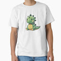Cute Chibi Dinosaur Sitting Calmly by TAJSILVERLINE